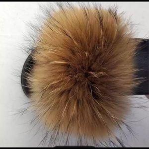 Fox Fur Slides